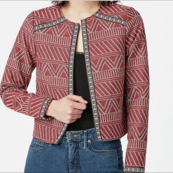 ♦️JustFab Cropped Statement Jacket♦️ - Picture 2 of 12